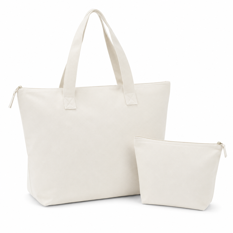 Blank Canvas Tote Bag with Inner Pocket