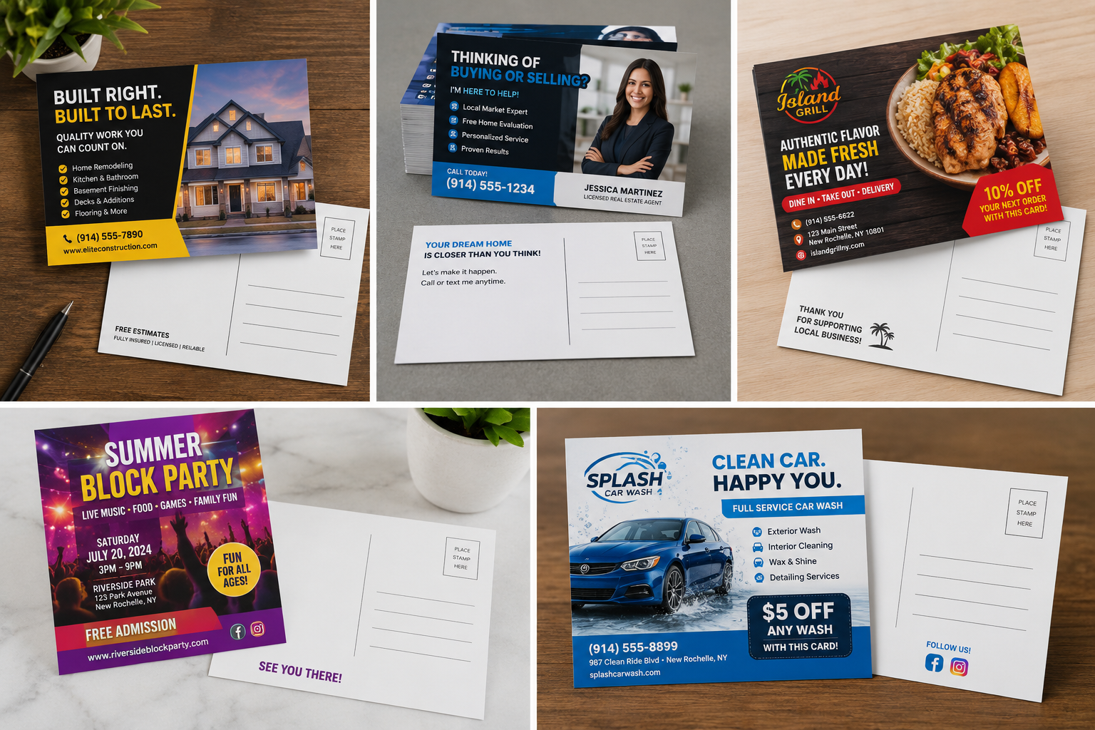 Premium 4" x 6" Full-Color Postcards