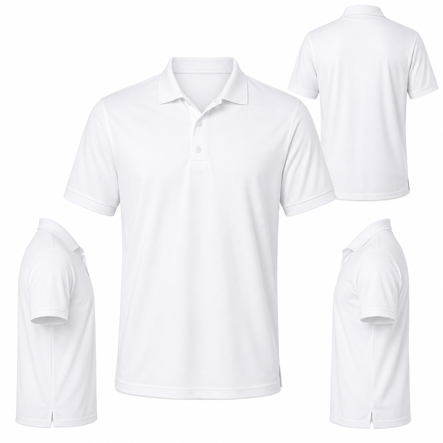 Men's Classic 50/50 Blend Jersey Polo Shirt