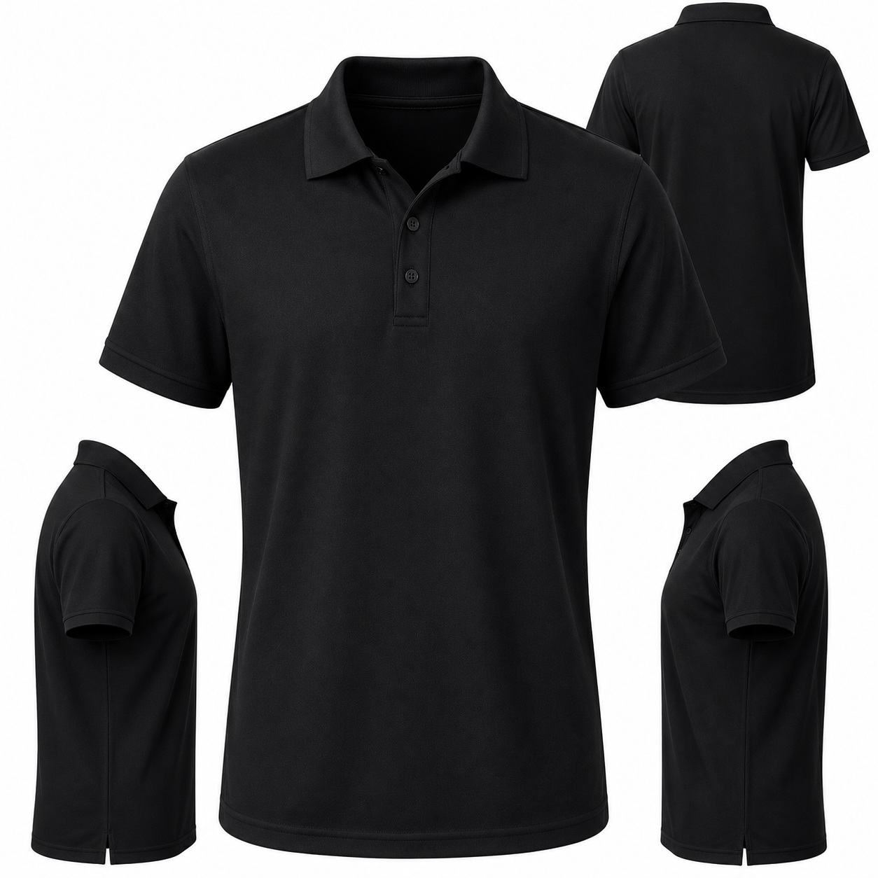 Men's Moisture-Wicking Mesh Pique Performance Polo