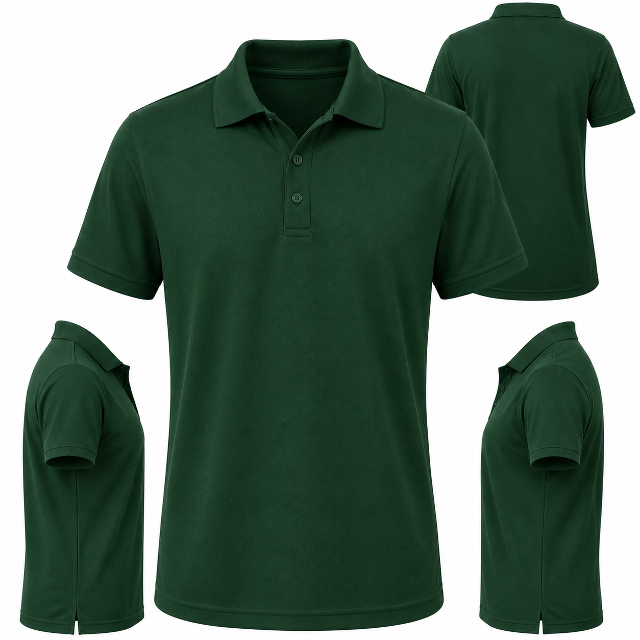 Men's Moisture-Wicking Mesh Pique Performance Polo