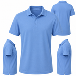 Men's Moisture-Wicking Mesh Pique Performance Polo