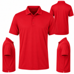Men's Active Performance Polo Shirt with Moisture Control