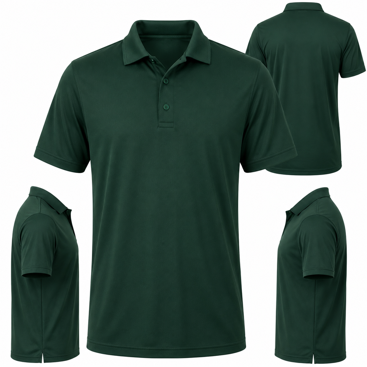Men's Active Performance Polo Shirt with Moisture Control