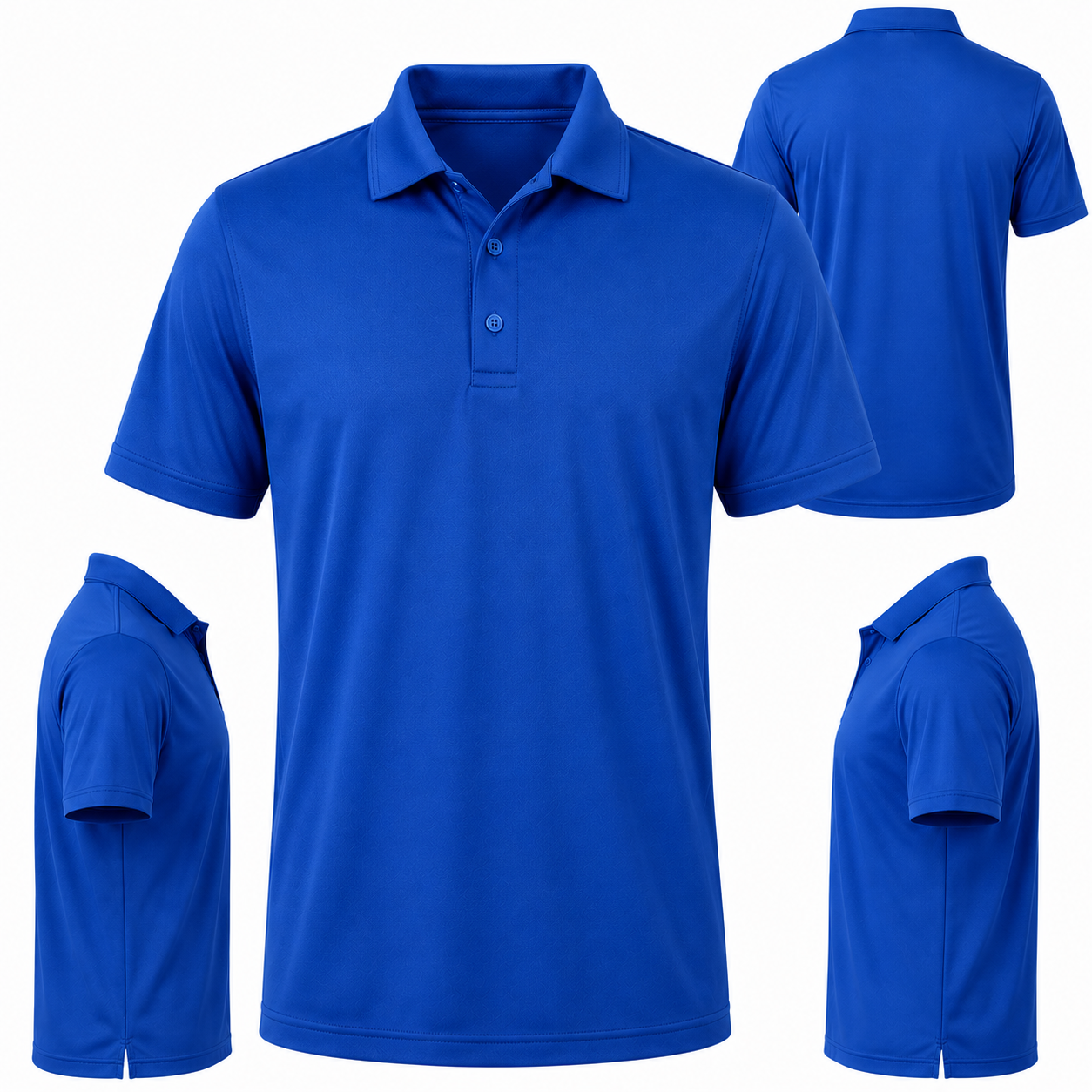 Men's Active Performance Polo Shirt with Moisture Control