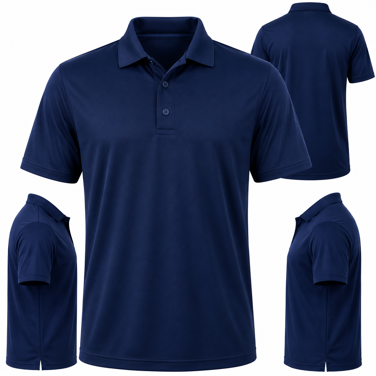 Men's Active Performance Polo Shirt with Moisture Control