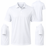 Men's Active Performance Polo Shirt with Moisture Control