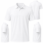 Men's Eco-Friendly Cotton Blend Jersey Polo Shirt