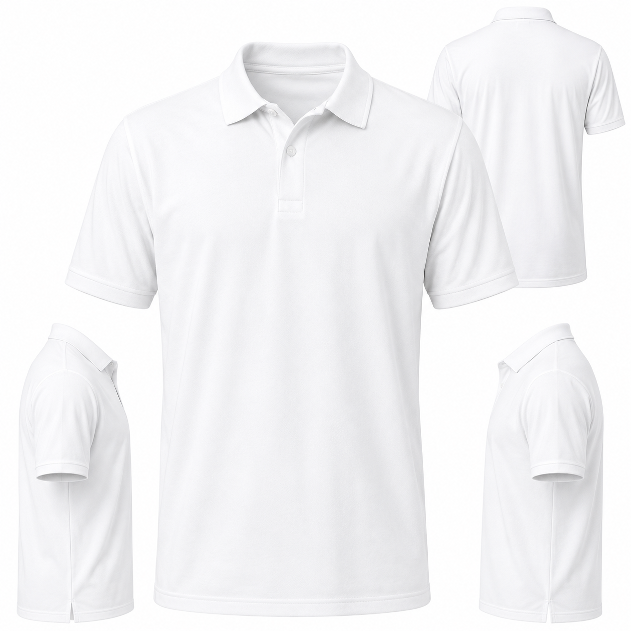 Men's Eco-Friendly Cotton Blend Jersey Polo Shirt