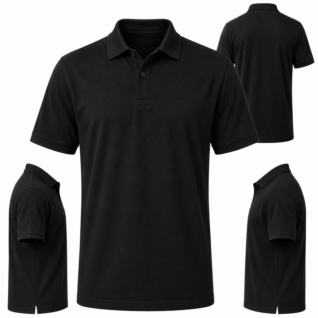 Men's Eco-Friendly Cotton Blend Jersey Polo Shirt