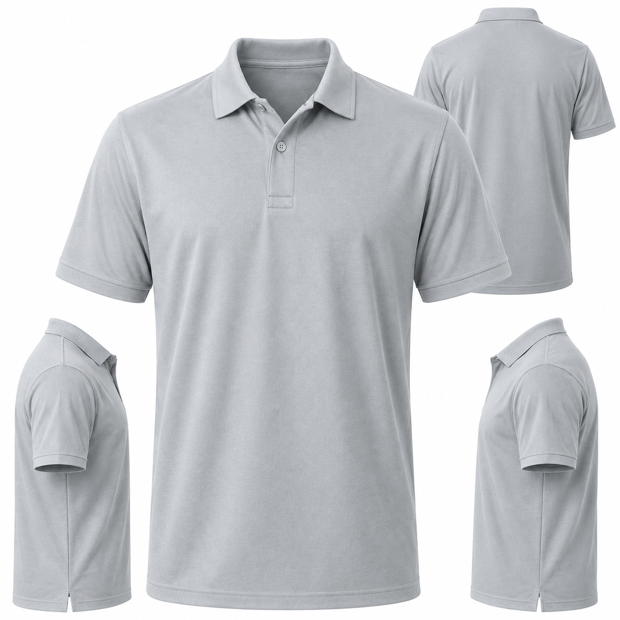 Men's Eco-Friendly Cotton Blend Jersey Polo Shirt
