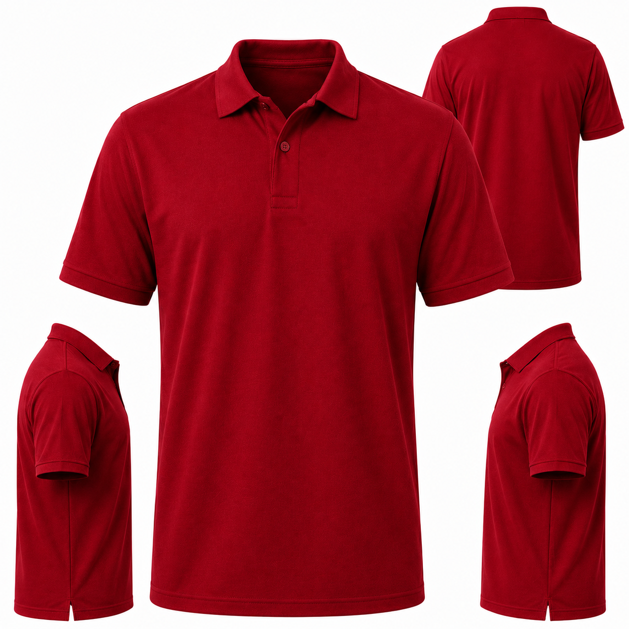 Men's Eco-Friendly Cotton Blend Jersey Polo Shirt