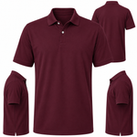 Men's Eco-Friendly Cotton Blend Jersey Polo Shirt