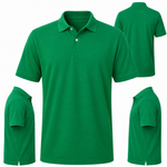 Men's Eco-Friendly Cotton Blend Jersey Polo Shirt