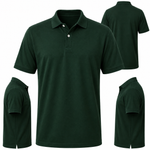 Men's Eco-Friendly Cotton Blend Jersey Polo Shirt