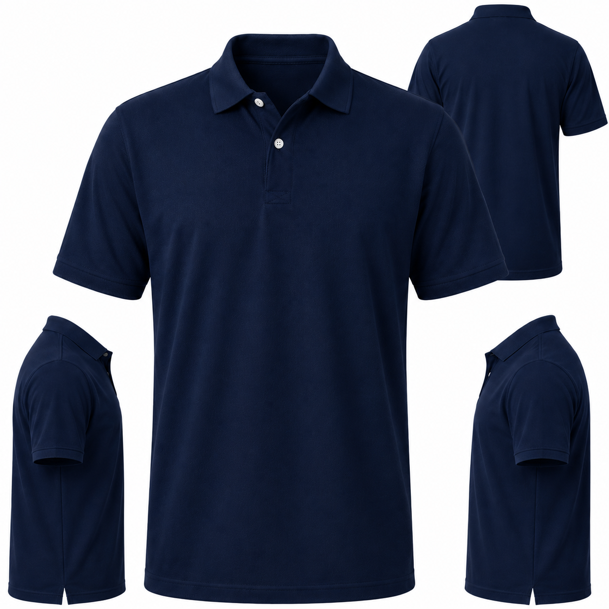 Men's Eco-Friendly Cotton Blend Jersey Polo Shirt