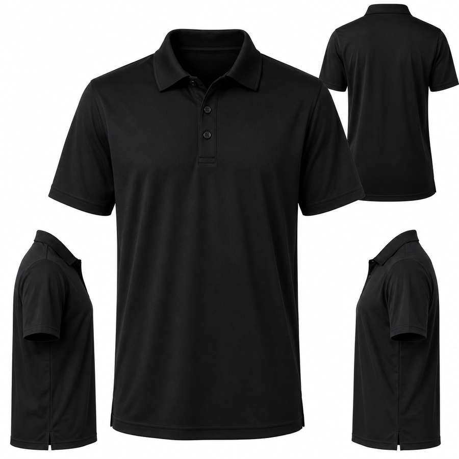 Men's Tall Fit Performance Polo Shirt with Moisture-Wicking Technology