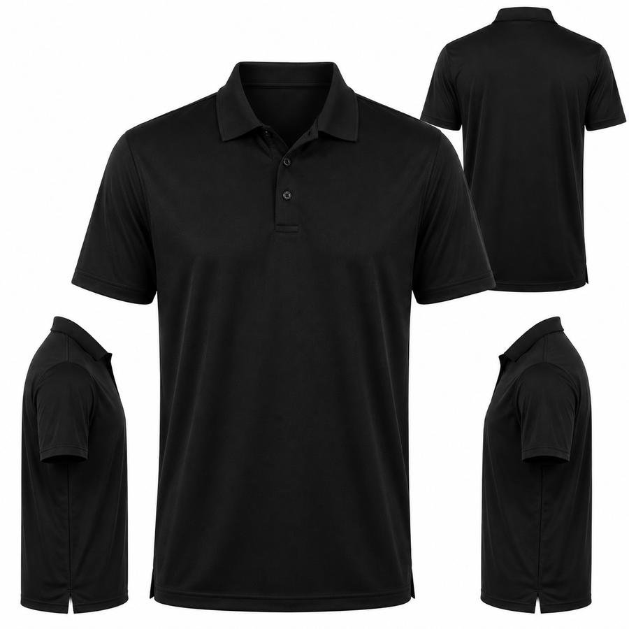 Men's Freestyle Performance Polo Shirt with Modern Athletic Fit