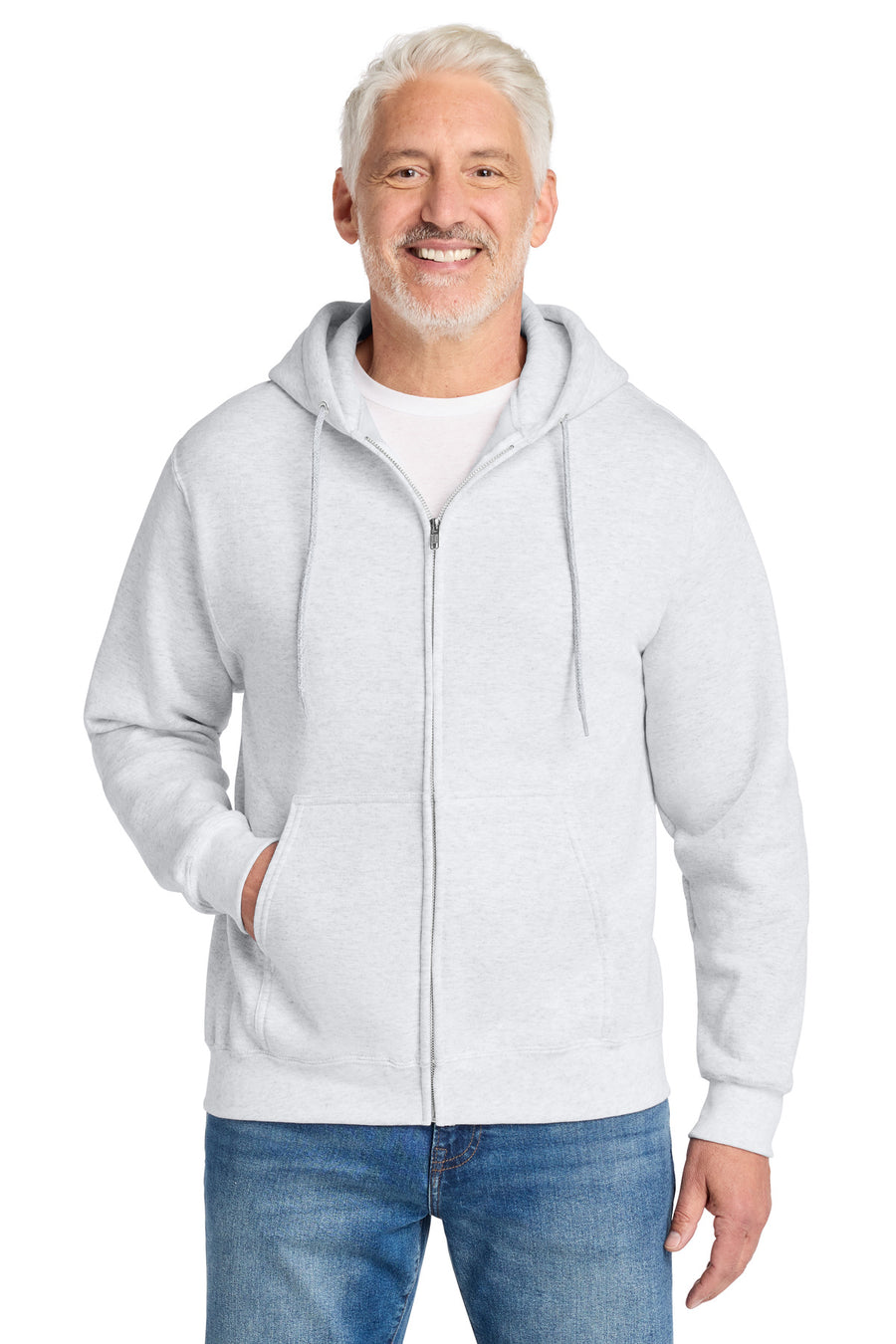 Port & Co® Core Fleece Full-Zip Hooded Sweatshirt. PC78ZH