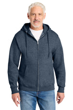 Port & Co® Core Fleece Full-Zip Hooded Sweatshirt. PC78ZH