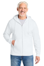 Port & Co® Core Fleece Full-Zip Hooded Sweatshirt. PC78ZH