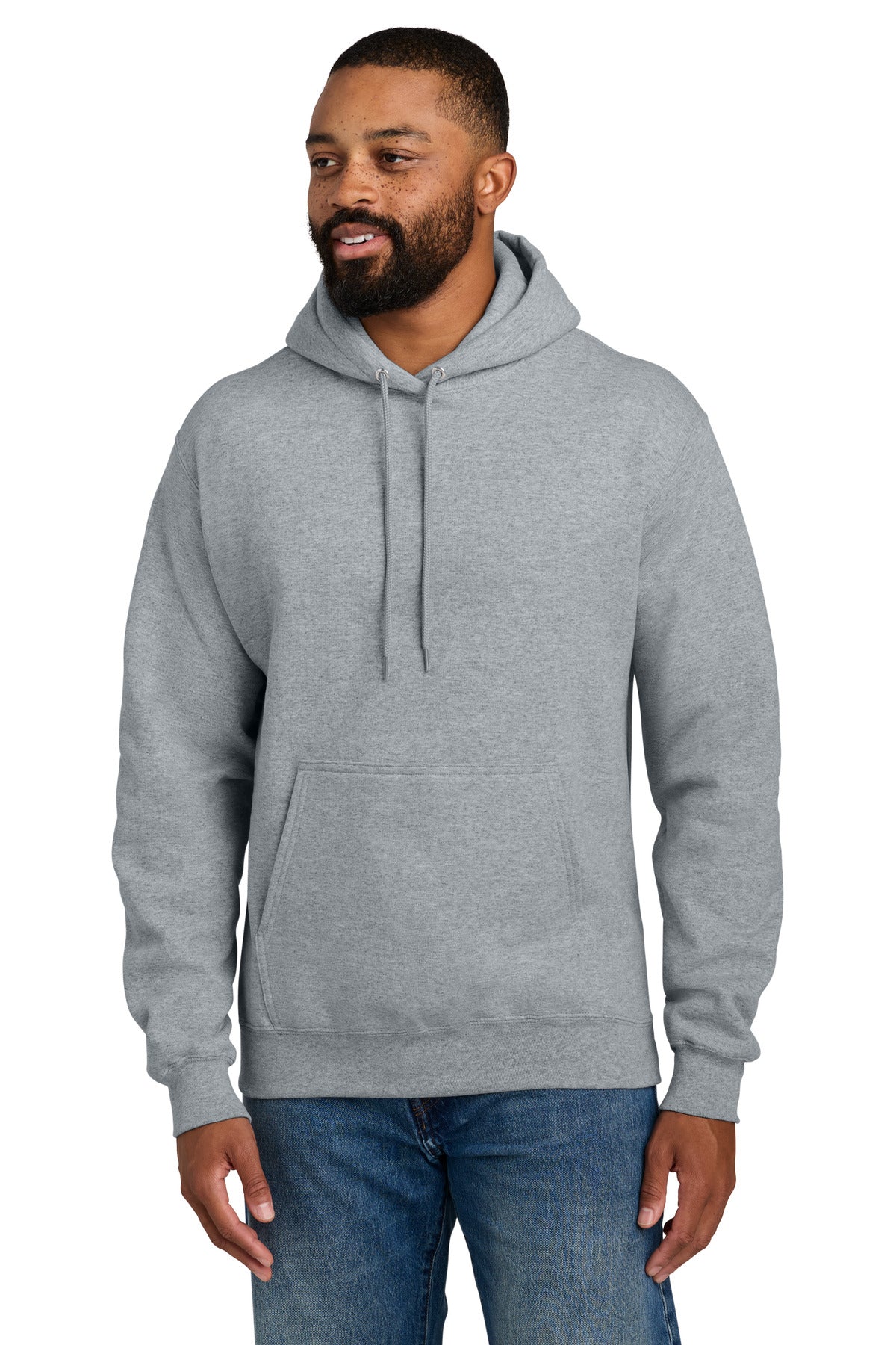 Port & Co® Essential Fleece Pullover Hooded Sweatshirt.  PC90H