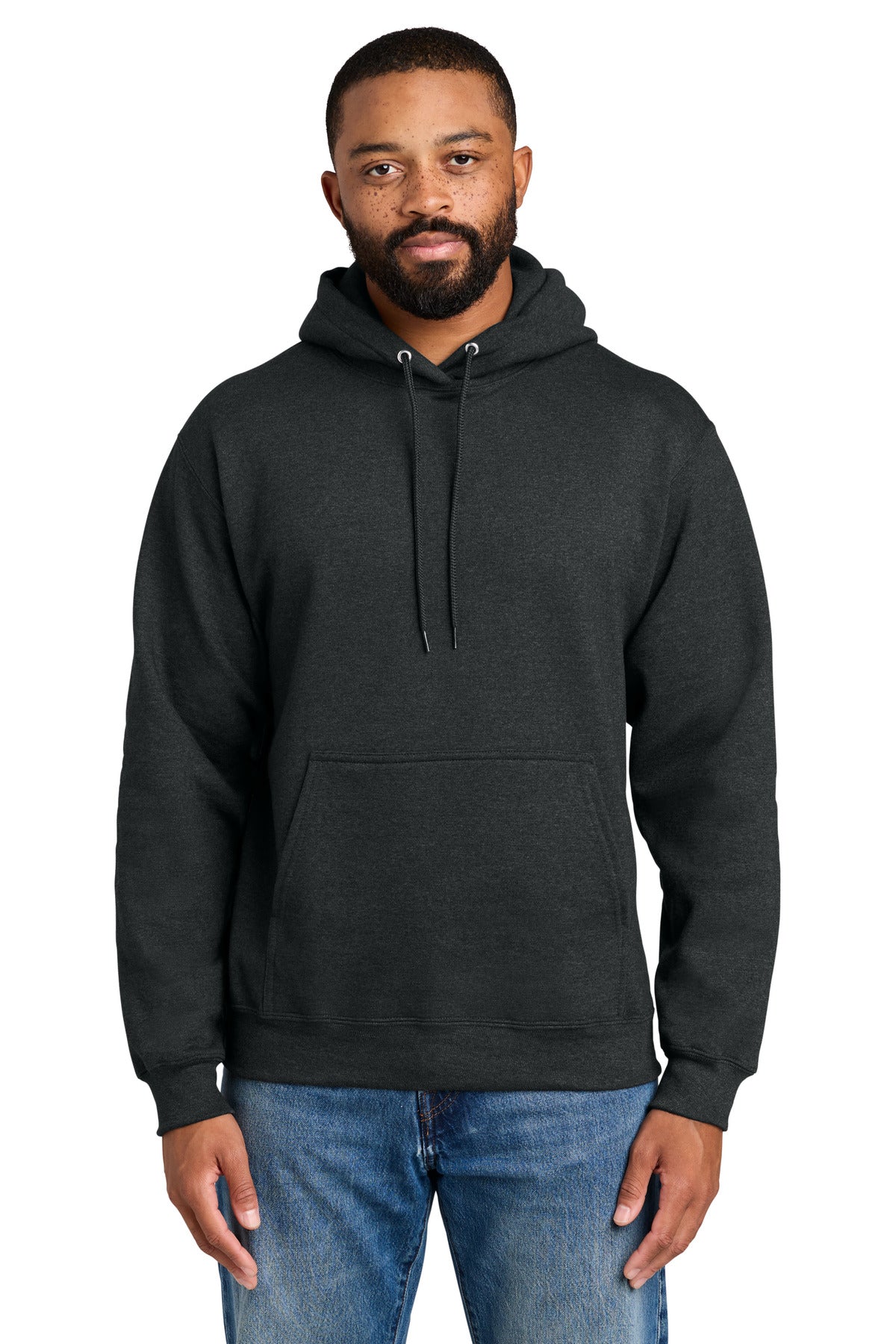Port & Co® Essential Fleece Pullover Hooded Sweatshirt.  PC90H
