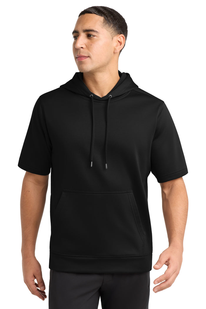 Sport-Tek ® Sport-Wick ® Fleece Short Sleeve Hooded Pullover. ST251