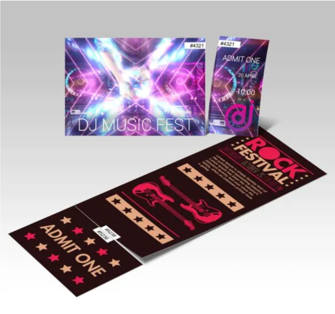 Variable Numbering Event Tickets