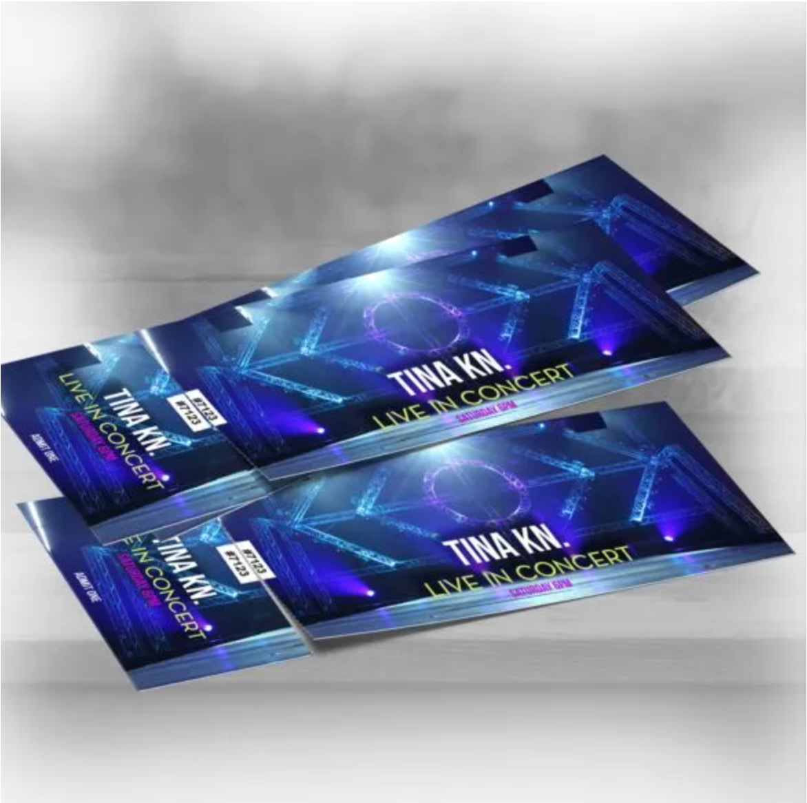 Variable Numbering Event Tickets